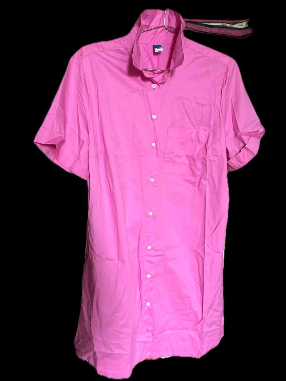 NWOT Old Navy Begonia Pink ShirtDress 100% Cotton Size L